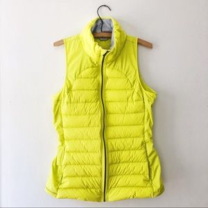 Lululemon Fluffed Up Vest Neon Yellow 8